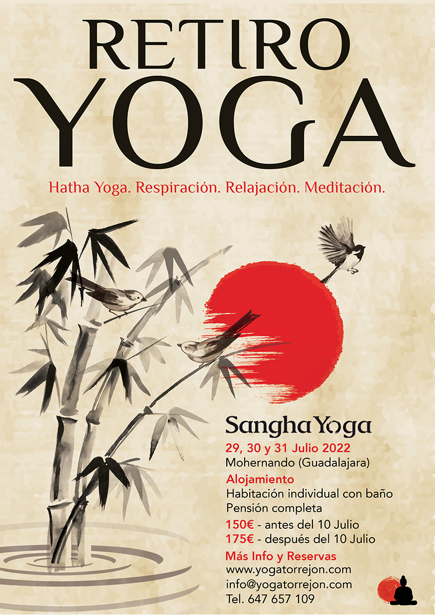 Retiro Hatha Yoga meditación relajación respiración 2022